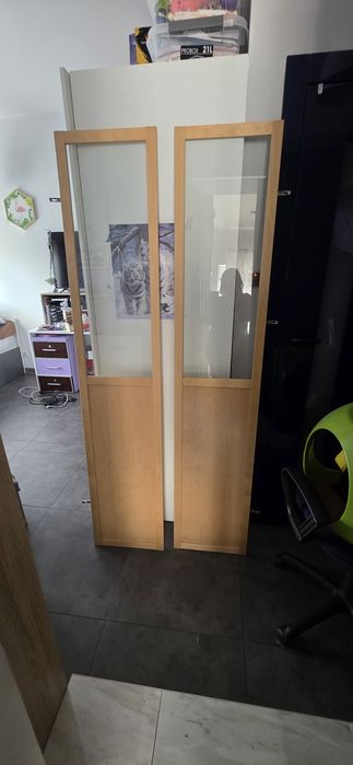 Drzwi regał billy oxberg 2szt ikea