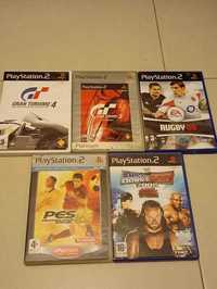 GT 3 GT4 Rugby Pes e Smackdown ps2