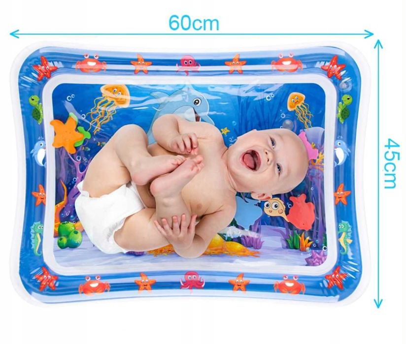 MATA WODNA XL Sensoryczna Dmuchana dla Niemowląt Kształty Kołnierz