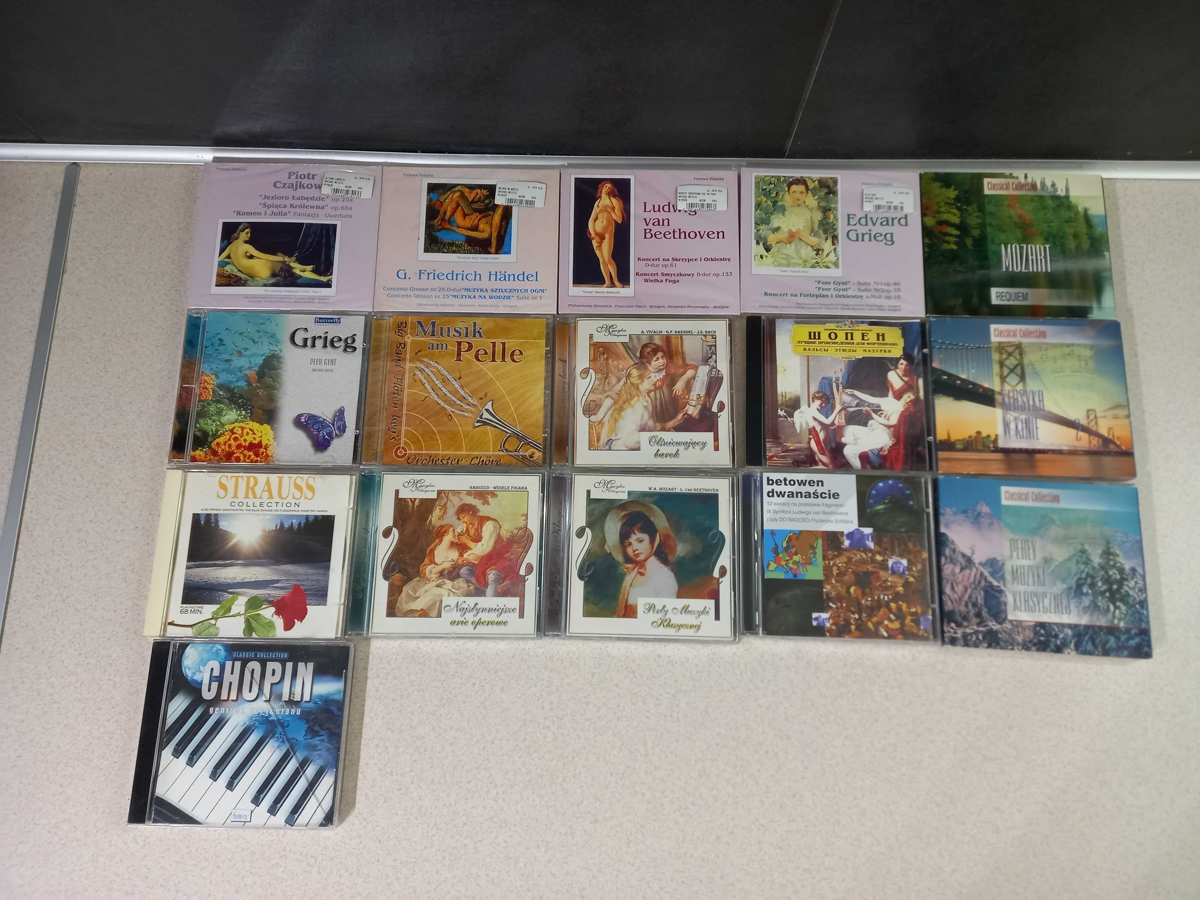 Zestaw płyt CD z muzyką klasyczną 16szt