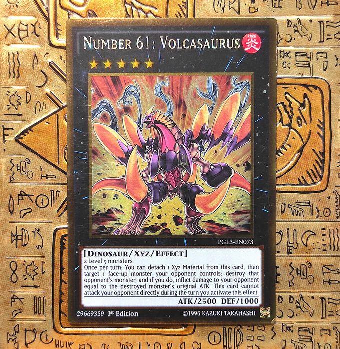 Number 61: Volcasaurus Yugioh