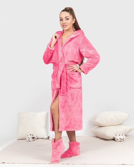 Халат теплий короткий довгий чудова якість