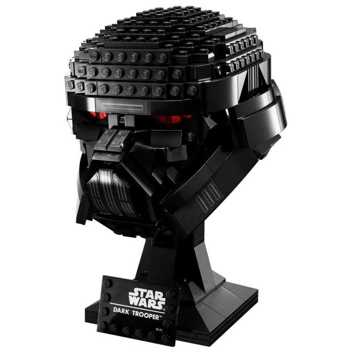 Klocki Star Wars Hełm głowa Dark Trooper kompatybilne