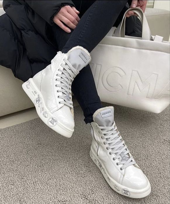 Оригинал! Premiata Edith 6108 Премиата мех зима ботинки кроссовки