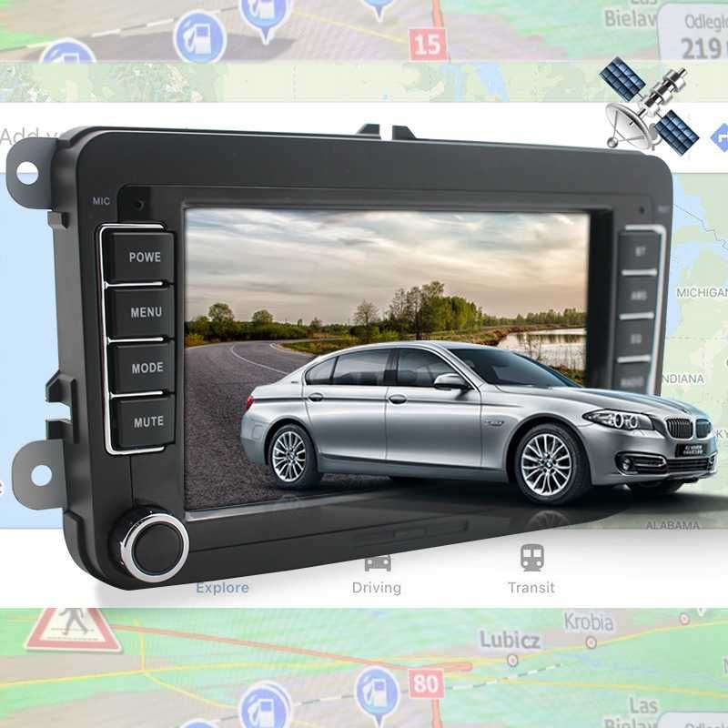 Radio Samochodowe 2DIN NAWIGACJA 7 VW PASSAT Golf Superb ANDROID WiFi