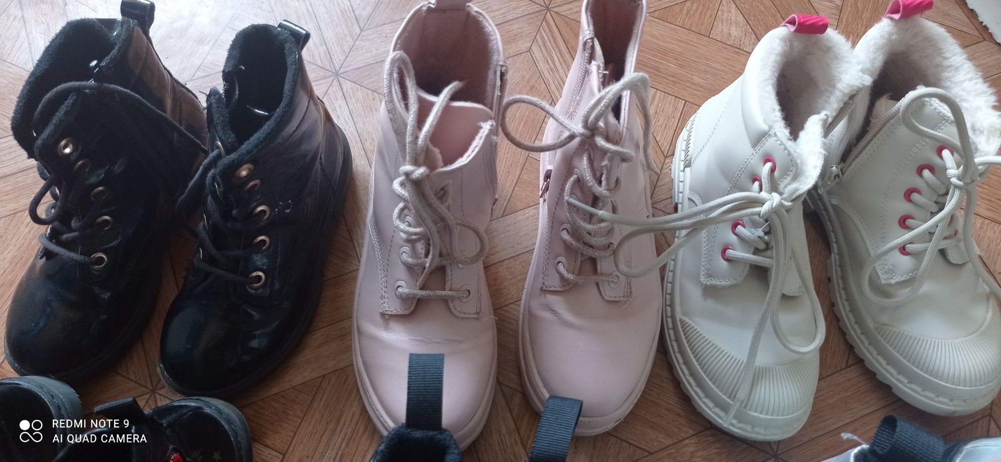 Adidasy i botki dziewczece