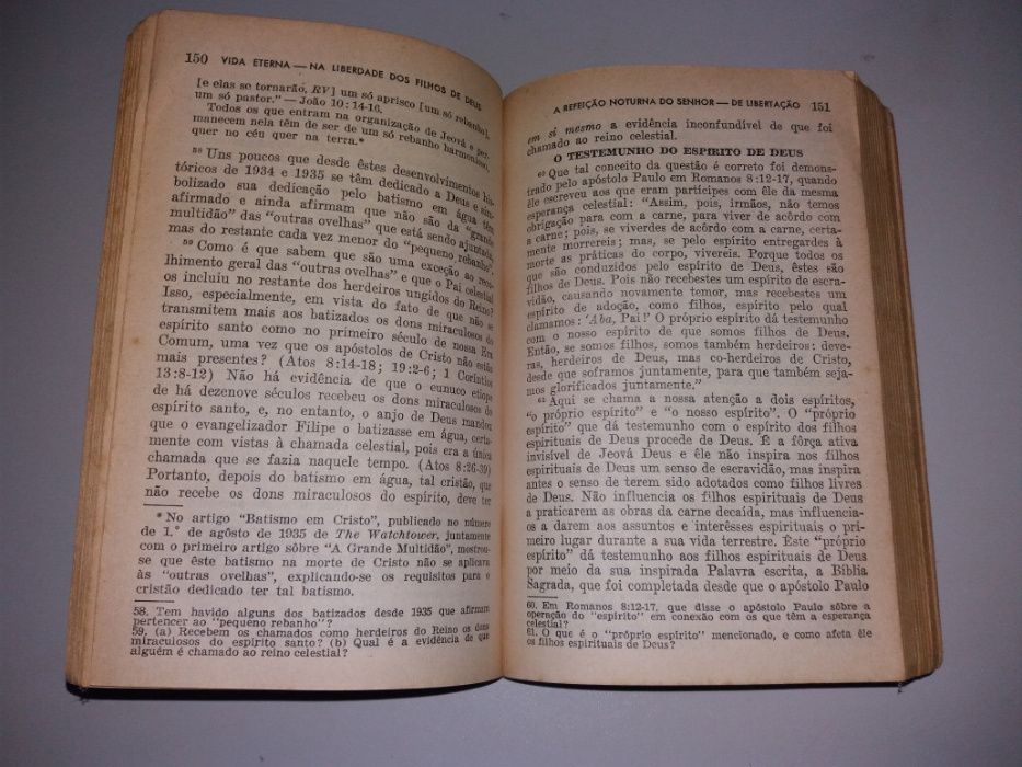 "Vida Eterna na Liberdade dos Filhos de Deus"-1ª Edição