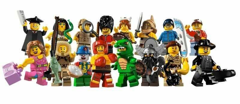 LEGO 8805 16 Minifiguras Serie 5 Set Completo Novo e Selado