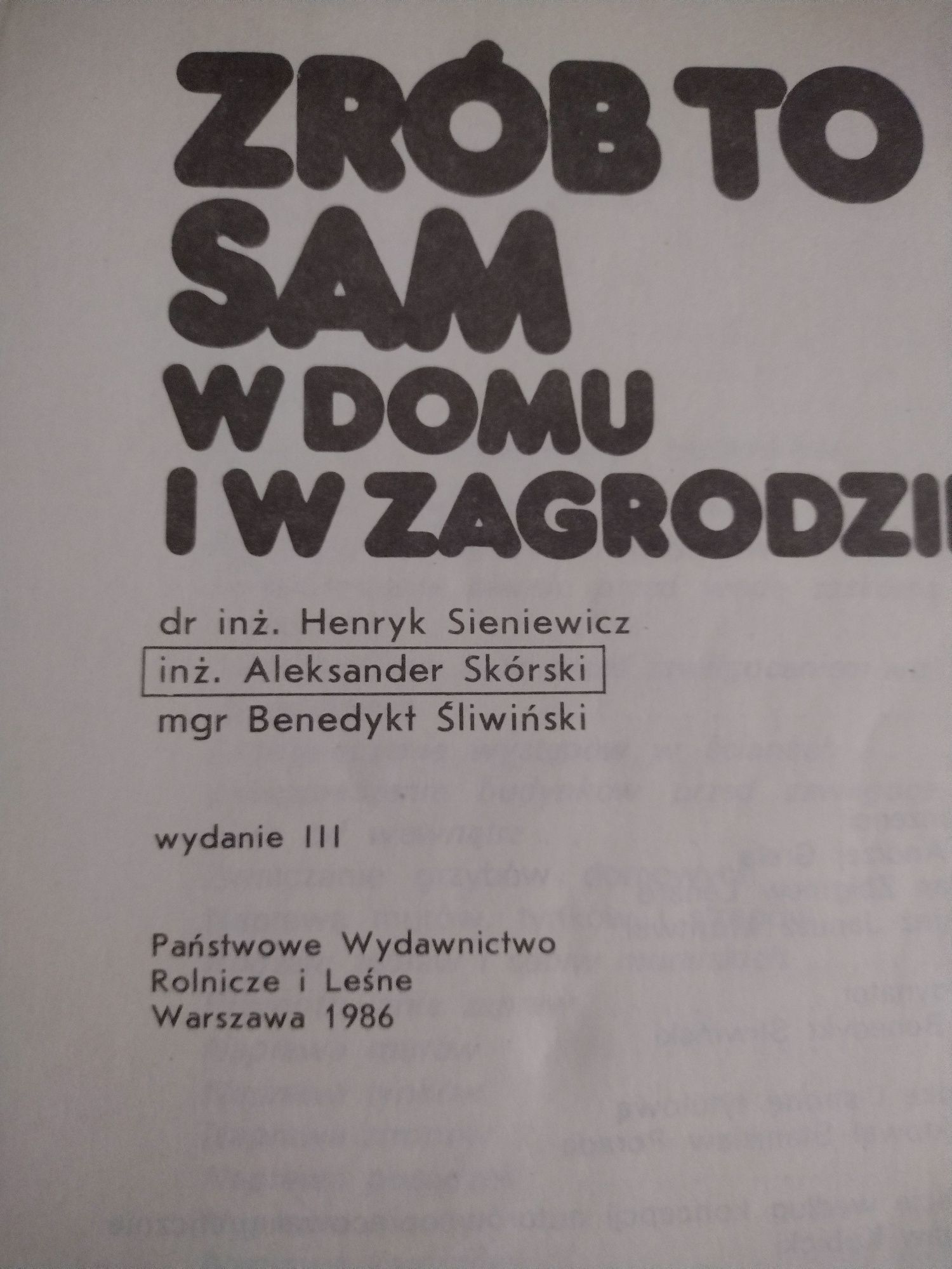 Książka z PRL zrób to sam