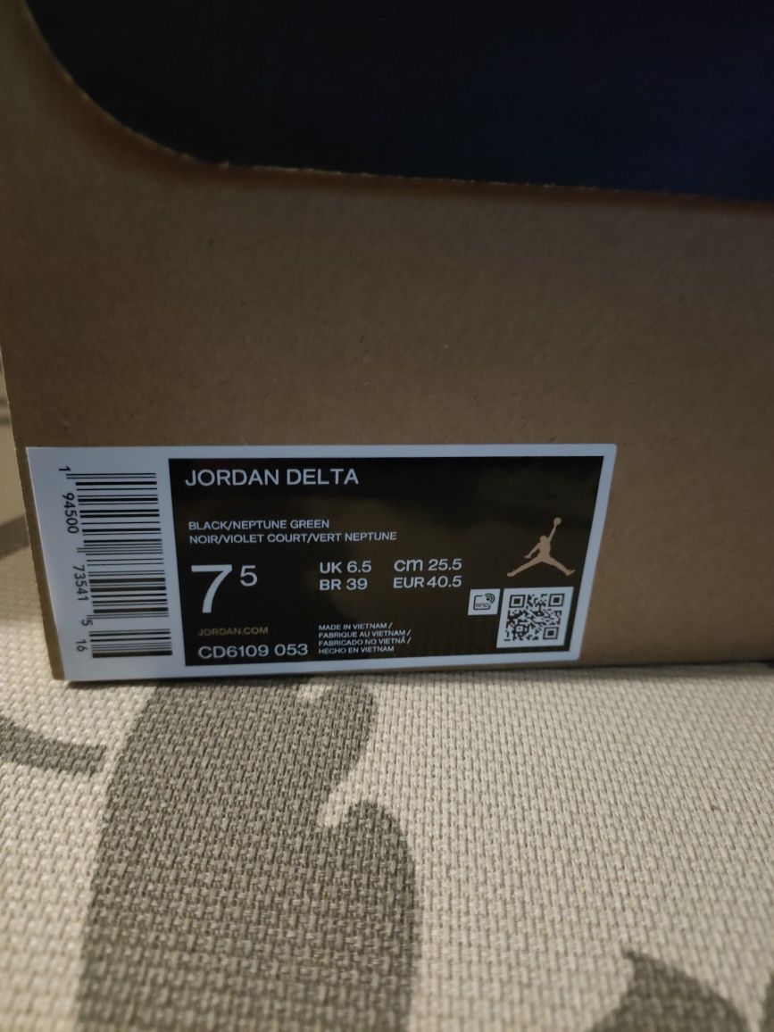 Sneakersy Nike Jordan delta 40,5 nowe piękne okazja