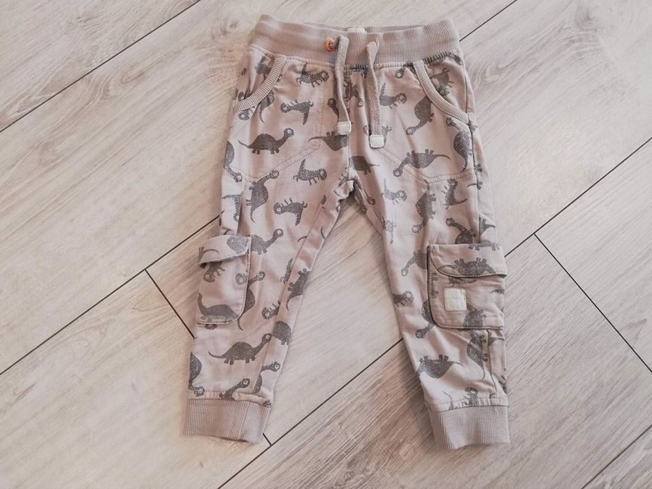 Spodnie dla chłopca rozmiar 74 80 cm - zestaw 3 par spodni H&M MAYORAL