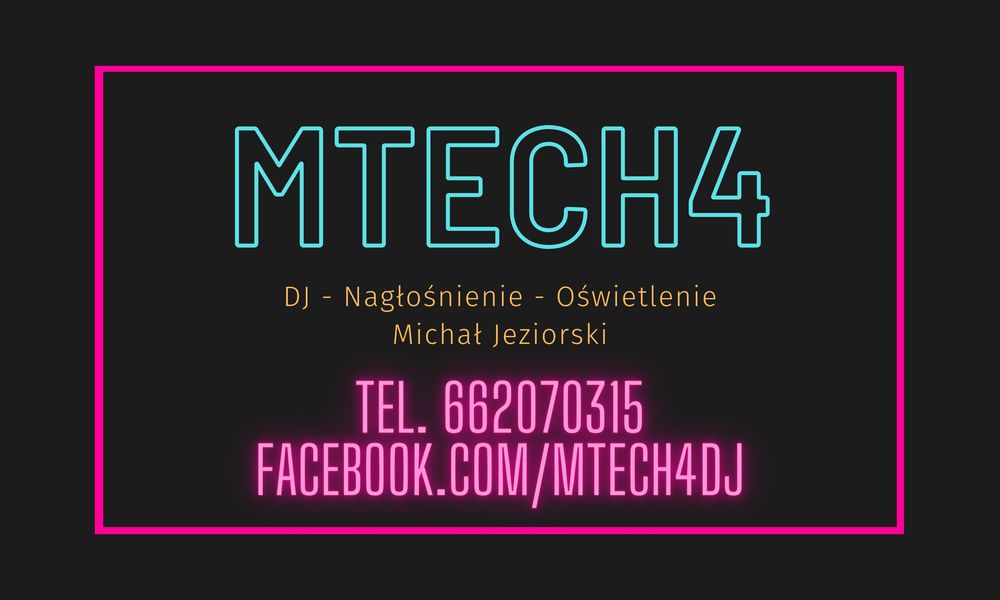 DJ MTech4 - Wesela Urodziny Imprezy Fotobudka360 Ciężki Dym