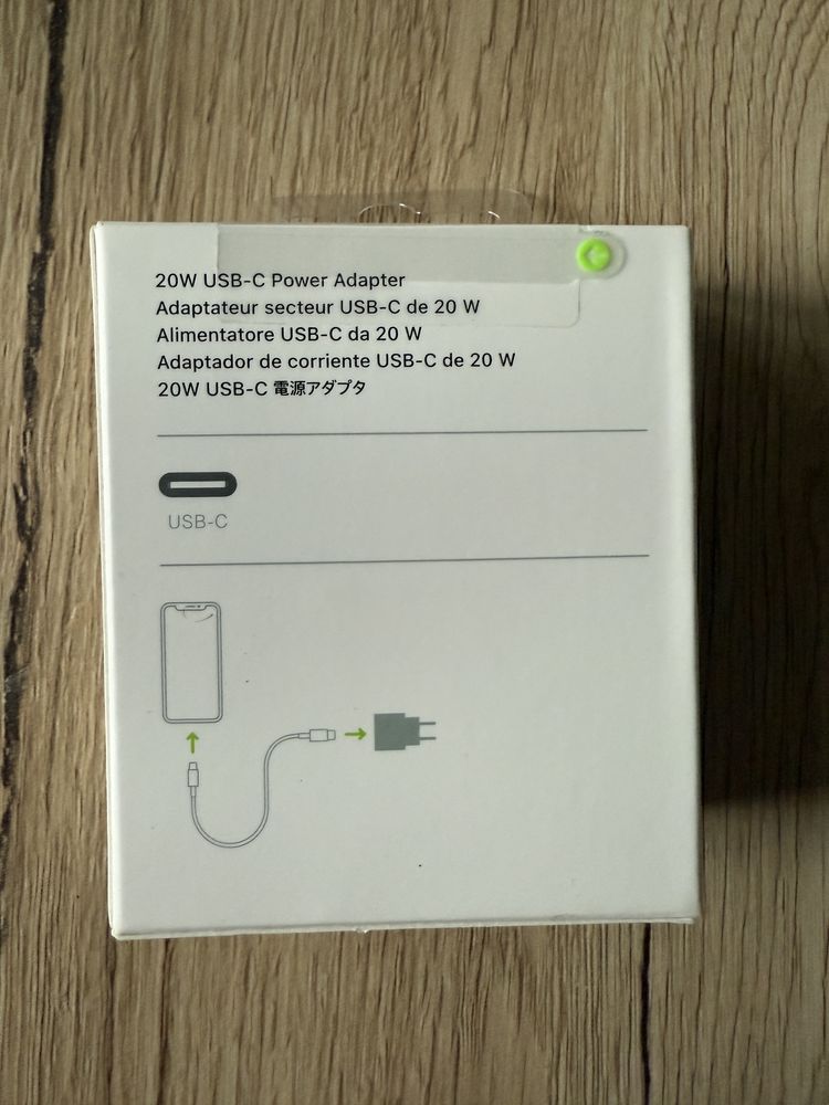 Ladowarka Apple 20w z kablem USB  C 2 m Nowa polska dystrbucja