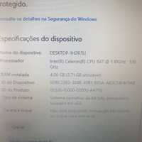 motherboard samsung NP270E5E celeron 847 processador test sem anomalia