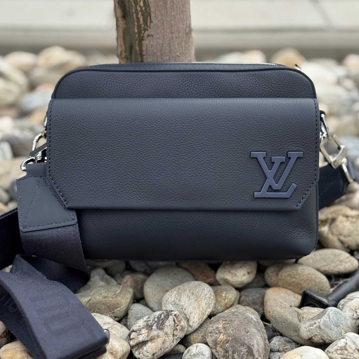 Чоловіча брендова сумка -месенджер через плече Fastlin Louis Vuitton