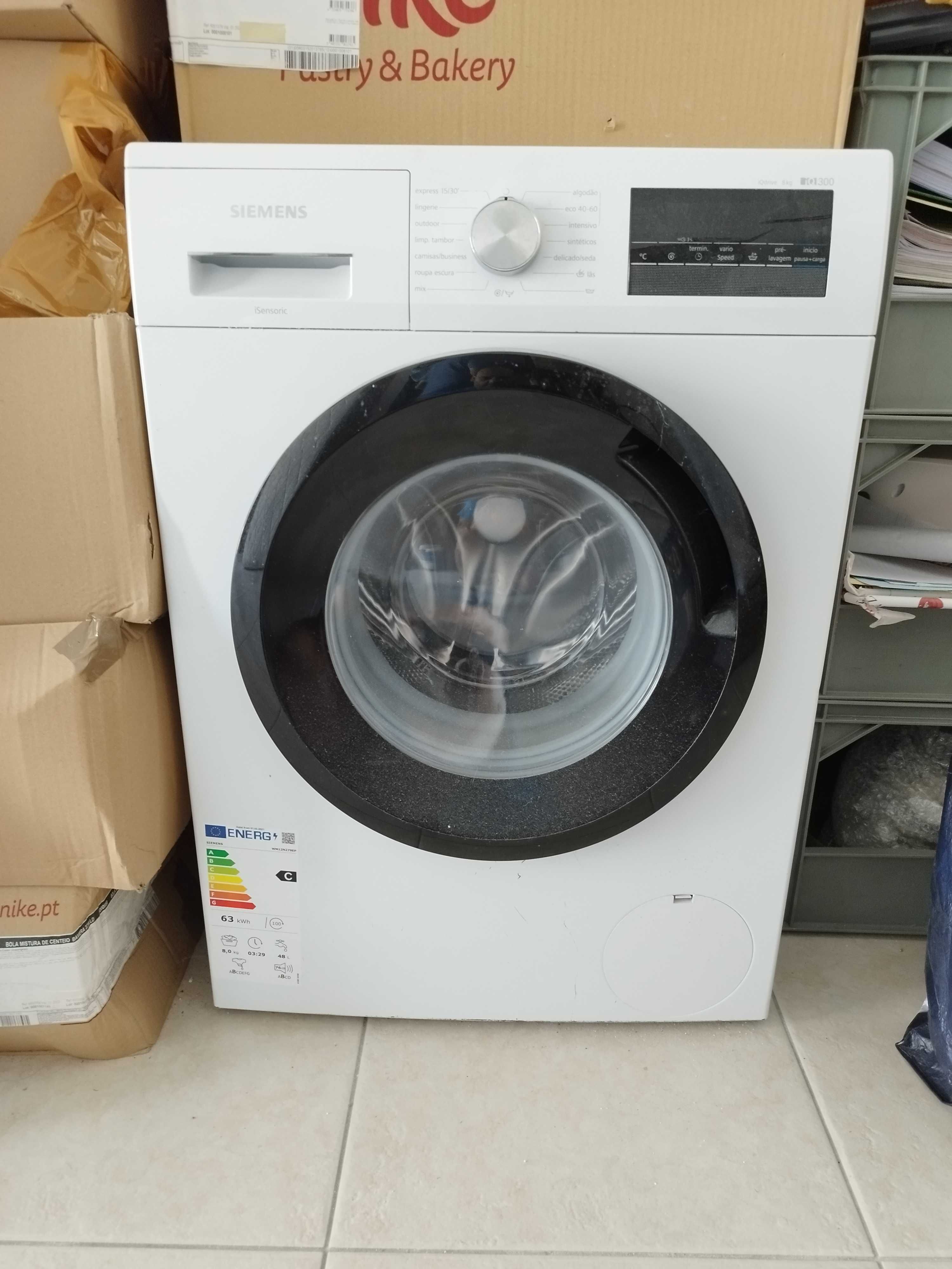 Máquina Lavar Roupa Siemens