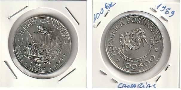 Moedas 100 escudos coleção