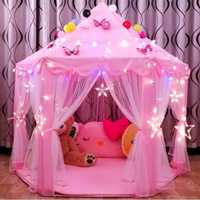 Nowy namiot dla dziecka różowy baldachim