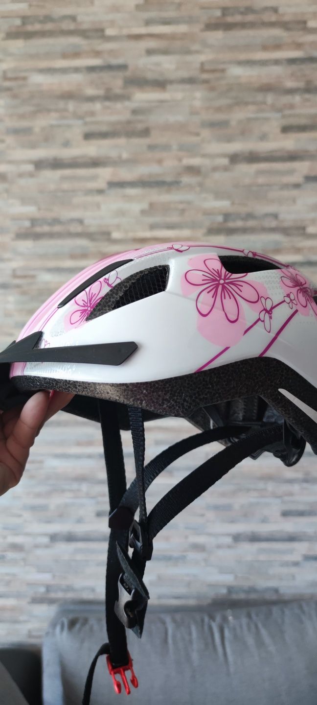 Kask rowerowy dziewczęcy