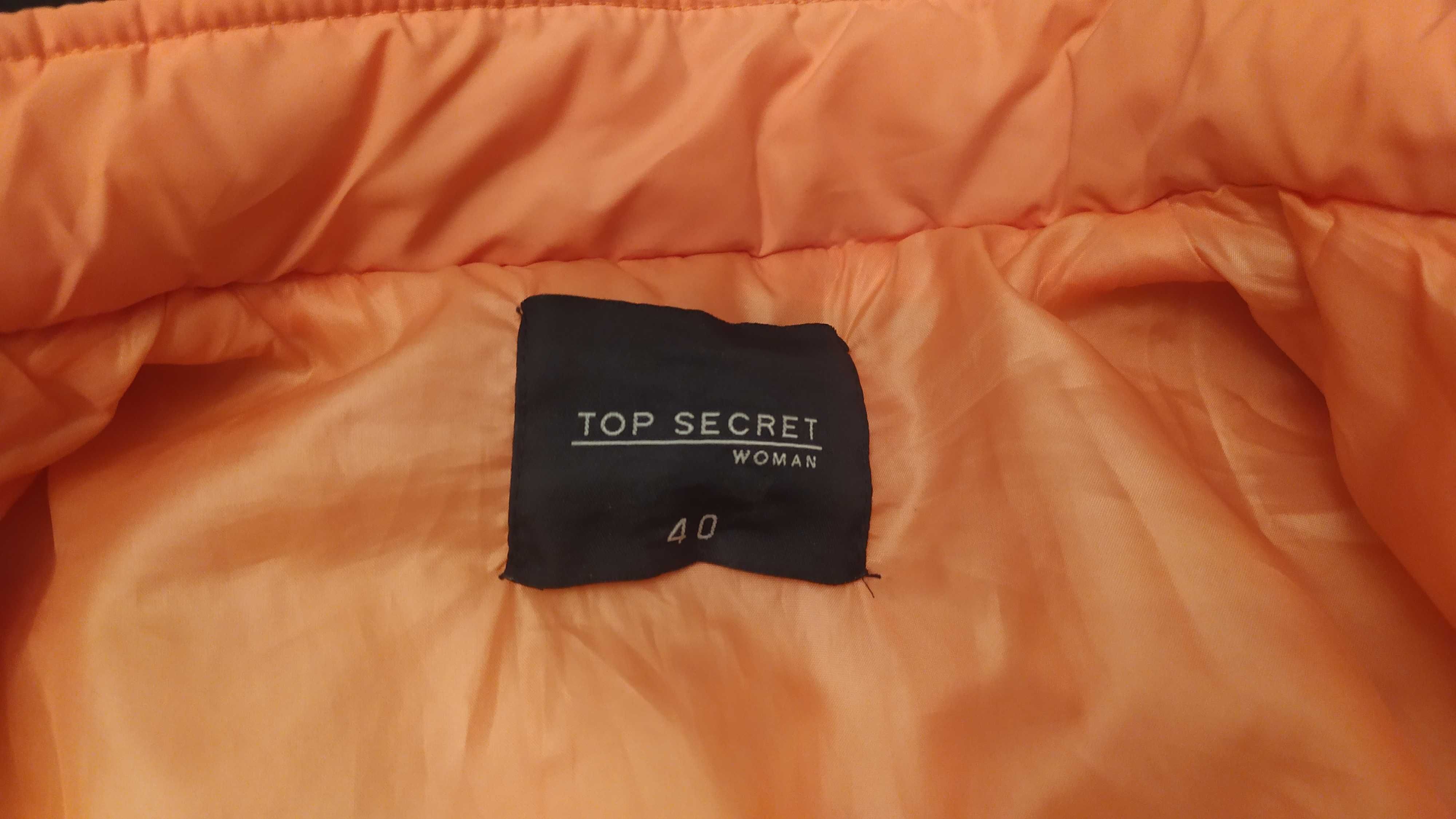 Top Secret 40 łososiowa pikowana kurtka