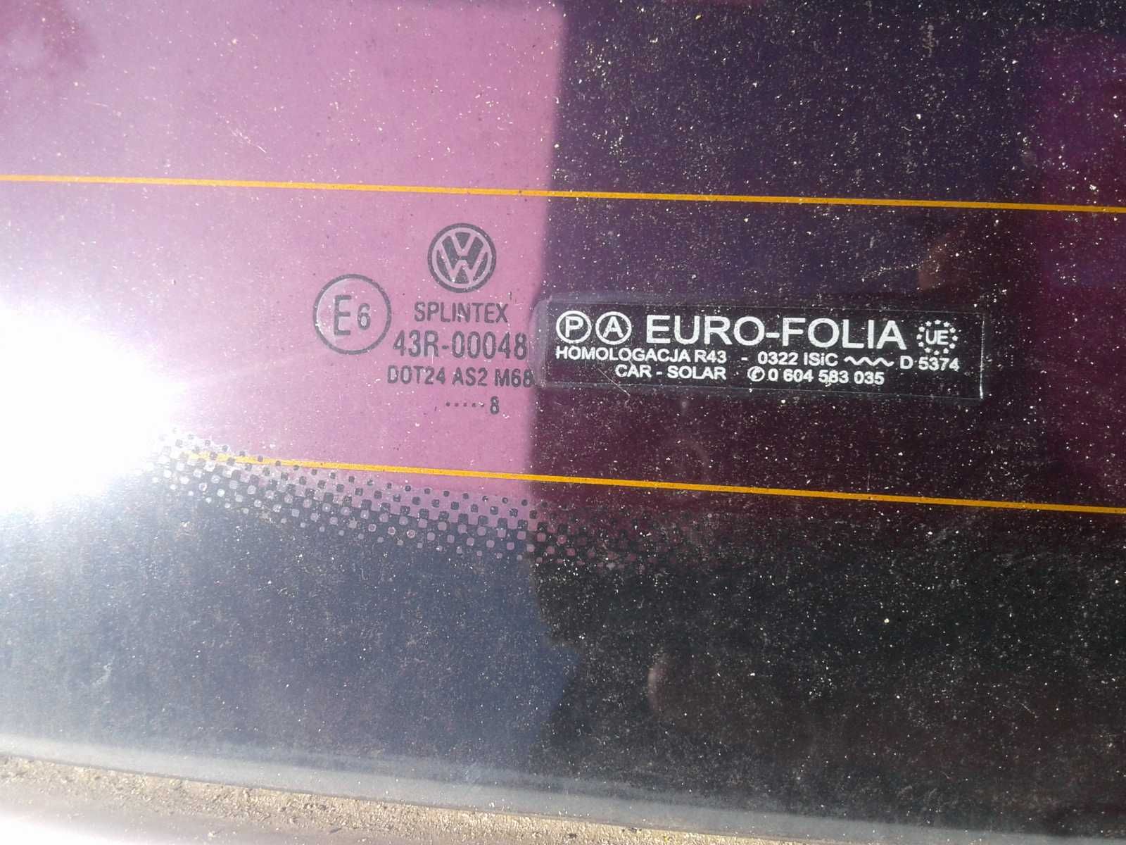 VW Caddy 3 III Drzwi Lewe Tylne Lewy Tył Skrzydełko Szyba Zamek