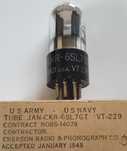 6SL7 GT Ken-Rad VT-229 JAN-CKR NOS NIB Wojskowa Lampa USA 1940's