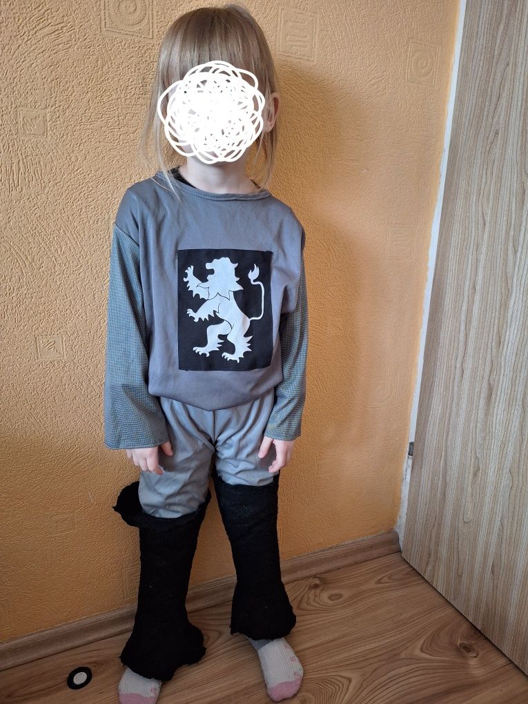 Strój rycerza na bal karnawałowy 116 cm
