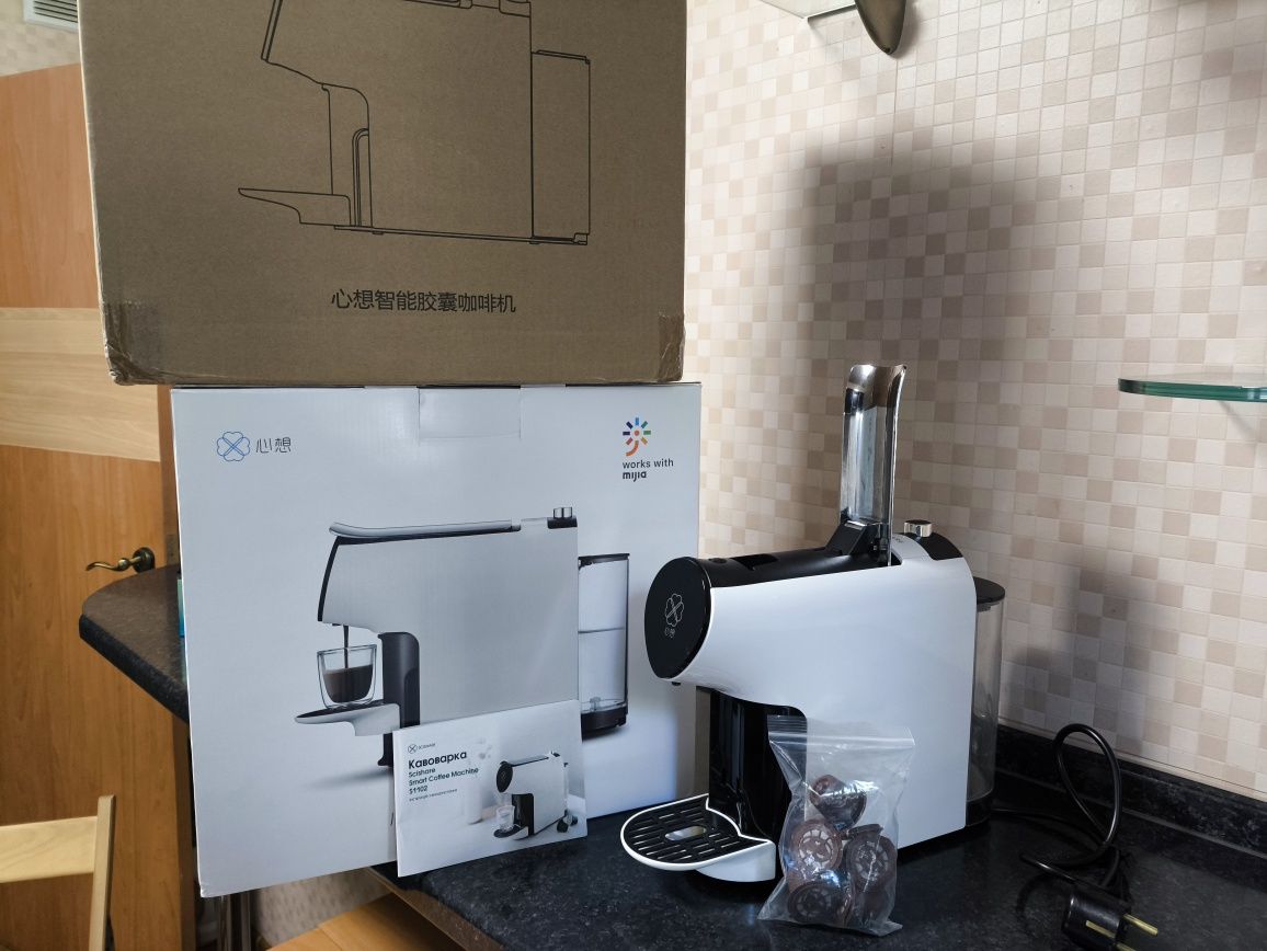 Кавоварка капсульна Xiaomi Scishare s1102. Wi-fi