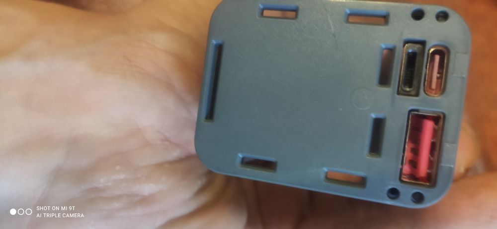 Корпус повербанку прозрачный 8х18650, QC, 22,5w, швидка зарядка