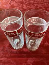 Vendo dois copos “Coca Cola”, dos anos 90.