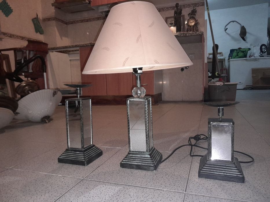Candeeiro e Castiçais