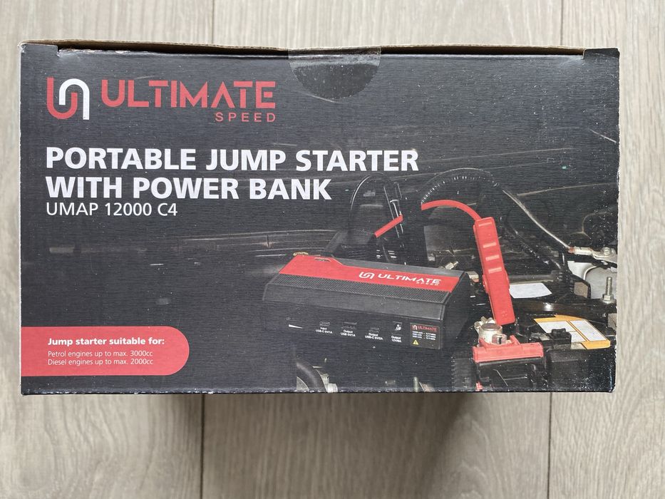 Nowy Booster Mobilny rozrusznik Powerbank Ultimate Speed