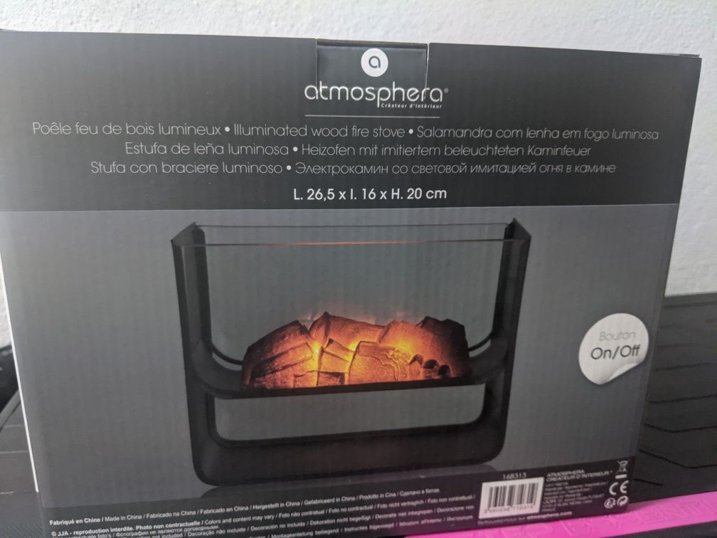 Lareira decorativa Led