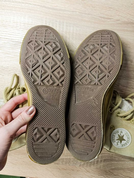 Утеплённые высокие кеды Converse All Star; 40,5 размер