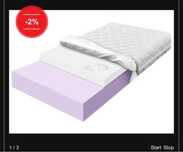 Materac materace z gor - twardy 180x200 HARD VISCO Ii