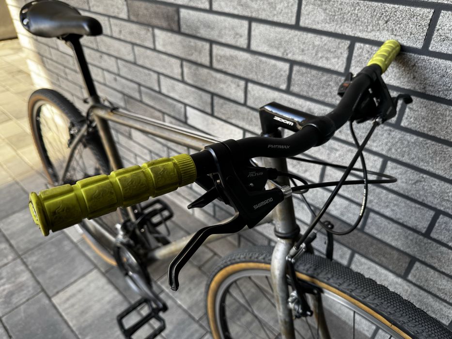 Rower trekkingowy cross rama stalowa 28” rost raw gravel