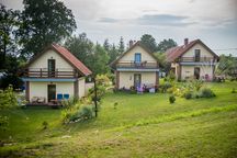 Domki nad jeziorem / domek na panieńskie, domek na Mazurach/ Mikołajki