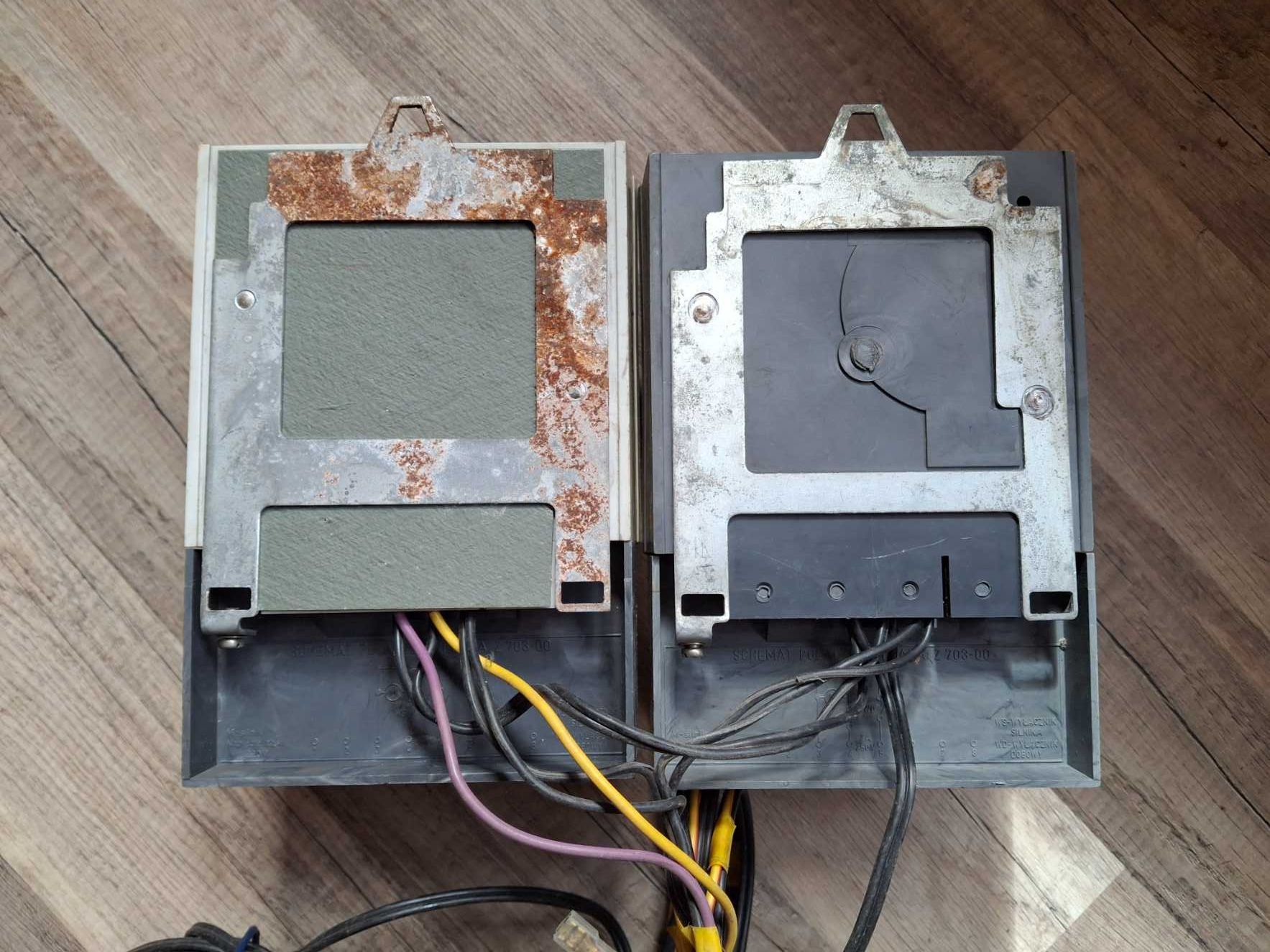 2x Zegar sterujący PREDOM METON Z-703. Rok powstania 1981r i 1986r