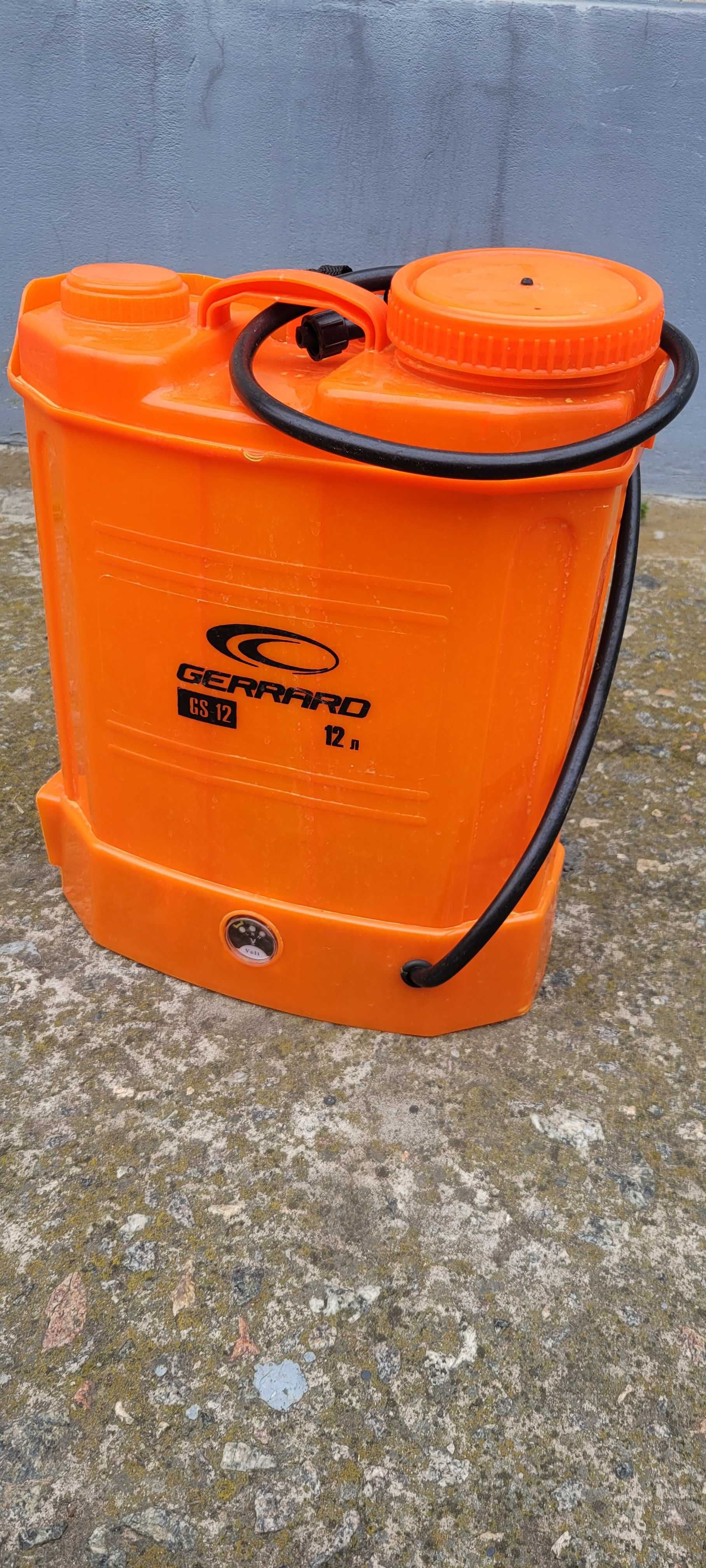 Садовый электро-опрыскиватель Gerrard GS-12 на аккумуляторе на 12л