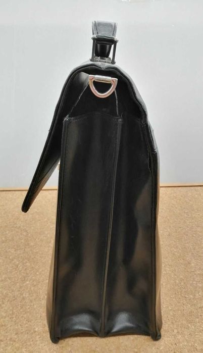 Черный кожаный деловой портфель для документов Montblanc Оригинал