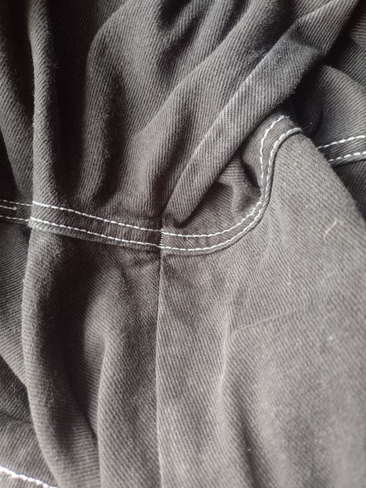 Czarne spodnie bojówki H&M 36