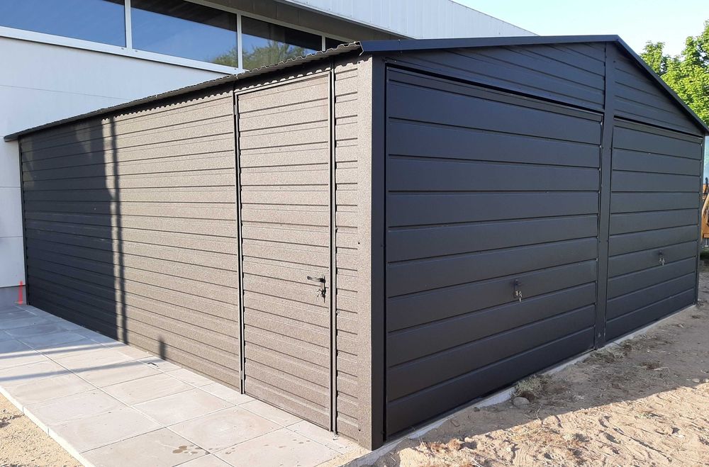 Garaż Blaszany Dowolny Kolor Paleta RAL