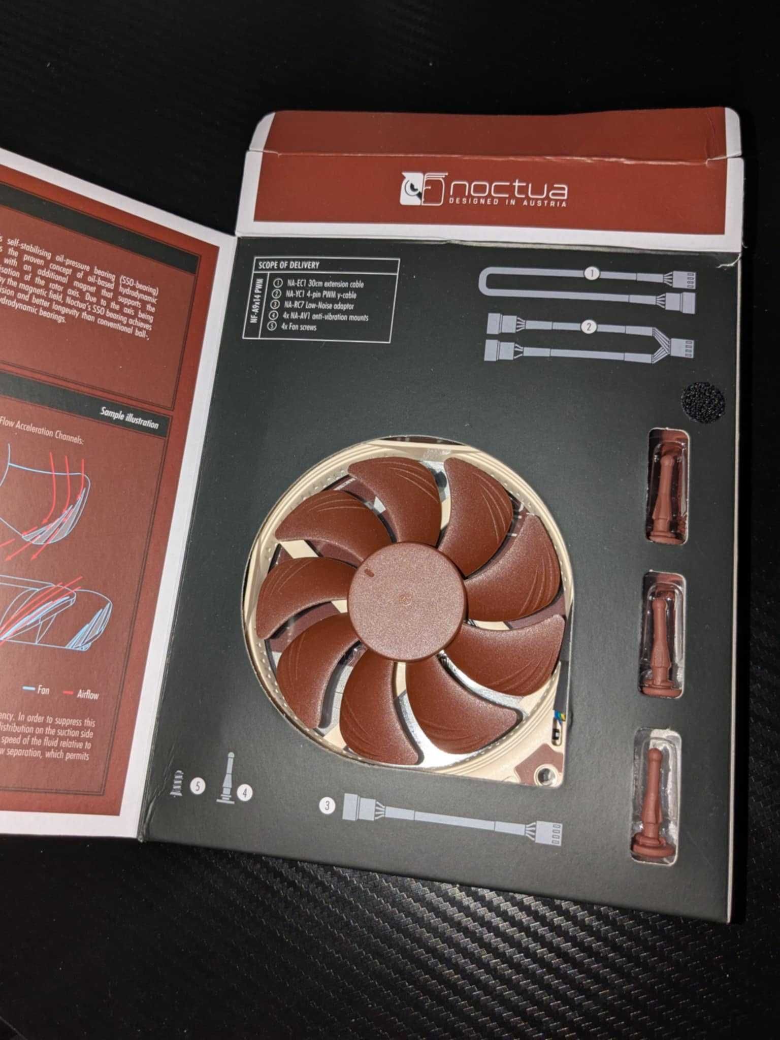 Cooler Noctua NH-L9x65+Fan 90mm Noctua – Praticamente novo, com extras
