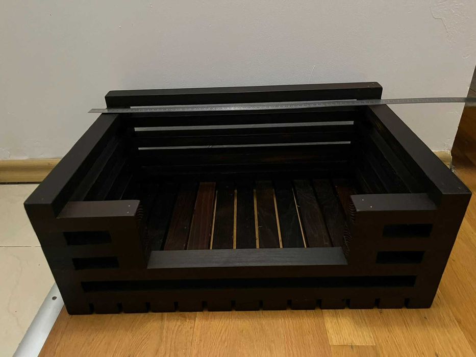 Лежак лежанка домик переноска підстилка ліжко для тварин з дерева