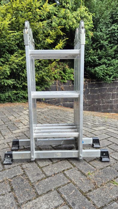 Drabina, składana długa aluminiowa