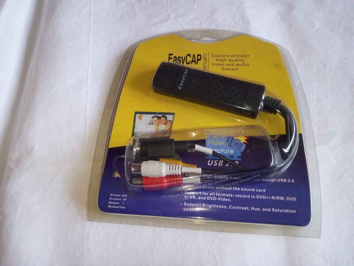 EasyCap grabber gameplay zgrywanie VHS na cyfrę USB RCA