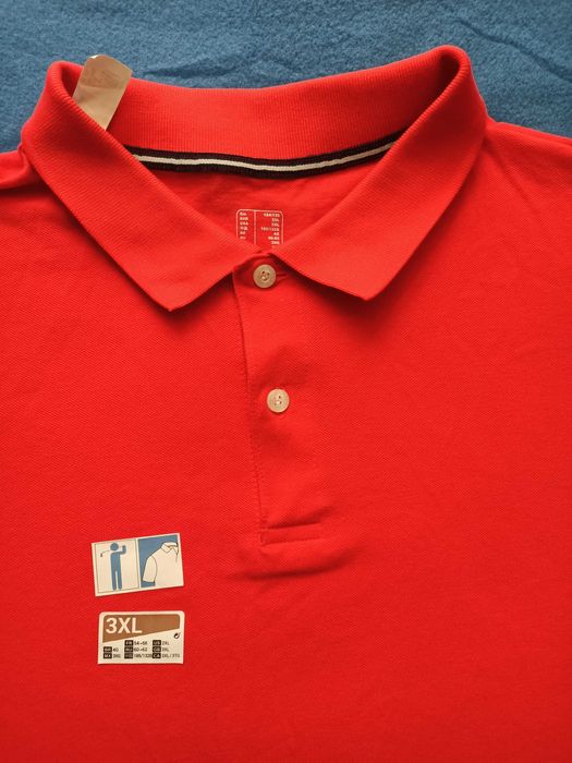 Koszulka polo z krótkim rękawem męska 3XL