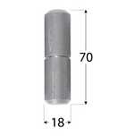 ZTK 18 Zawias toczony z kulką 18X70mm 2 SZTUKI