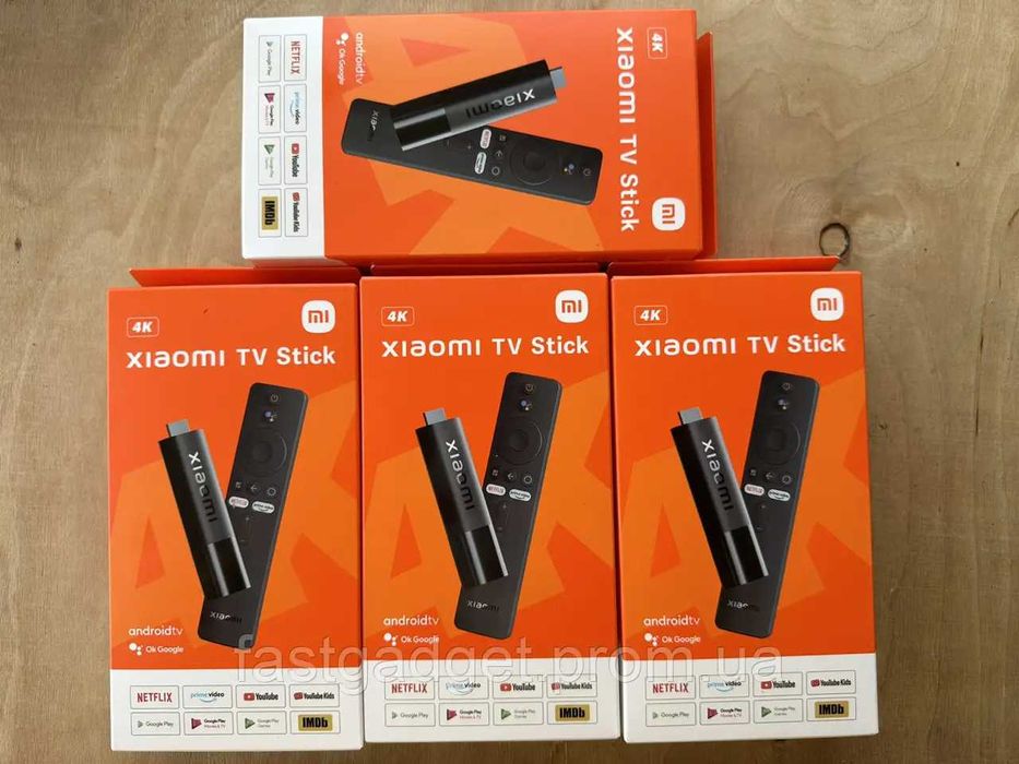 НАЛАШТОВАНА Xiaomi Mi TV Stick 4K 2/8 Amlogic Dolby Atmos EU
