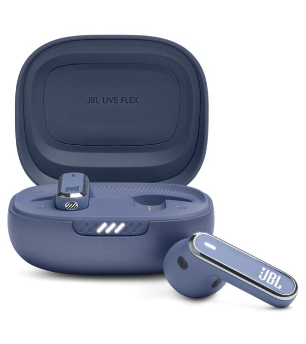 JBL live Flex синього кольору